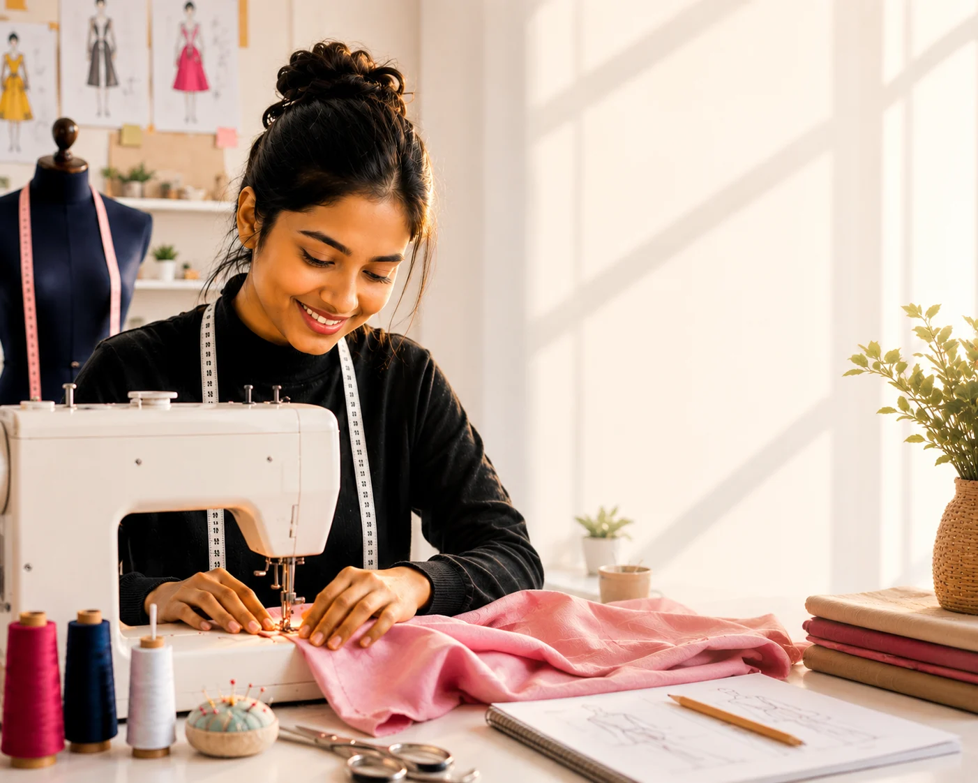Students achieving different goals at Kreative Sketch Fashion Studio